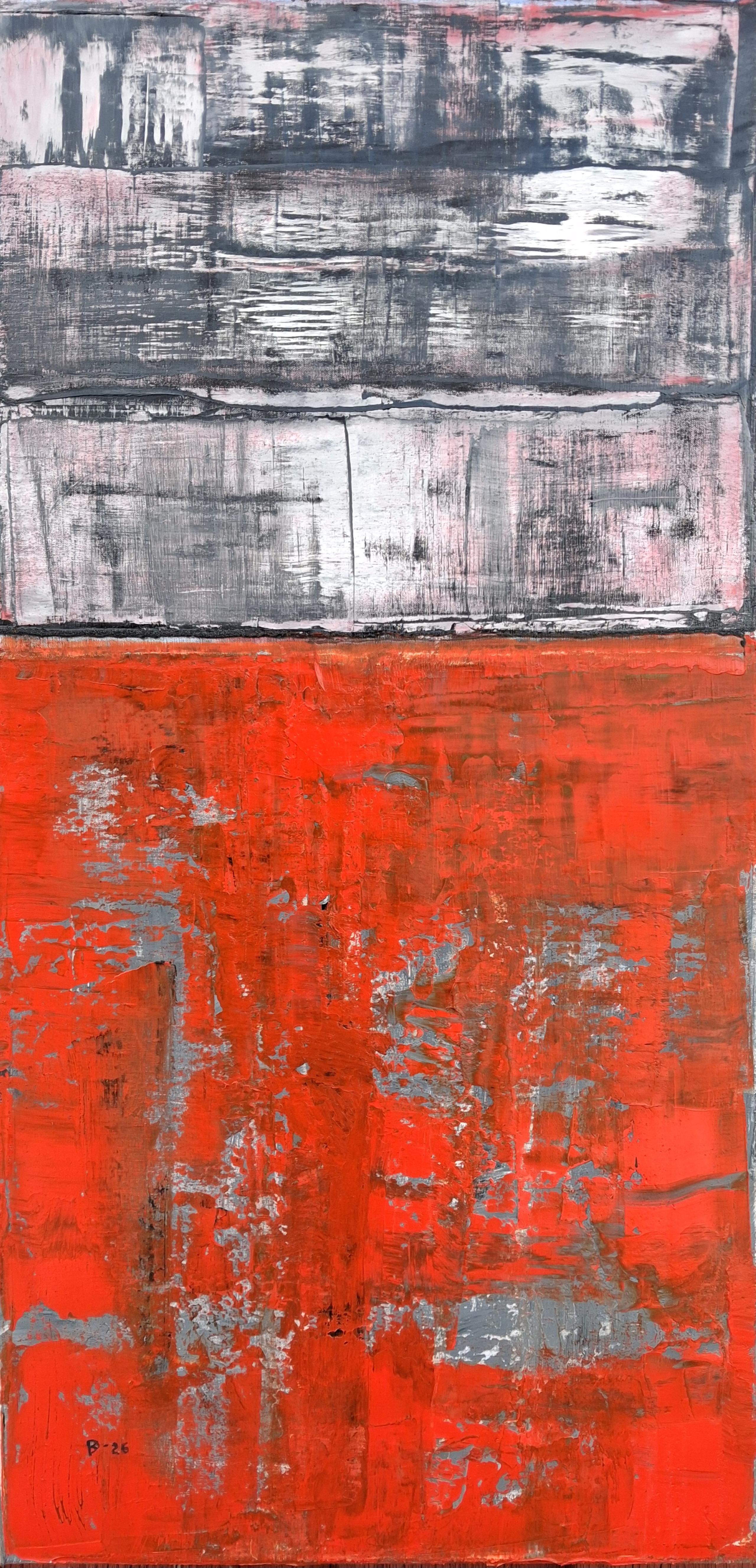 Pictures from No Man's Land, oil on canvas, 50 x 100 cm