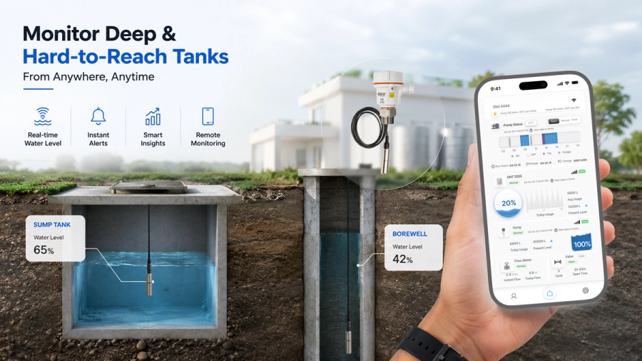How to Monitor Water Levels in Deep and Hard-to-Reach Tanks