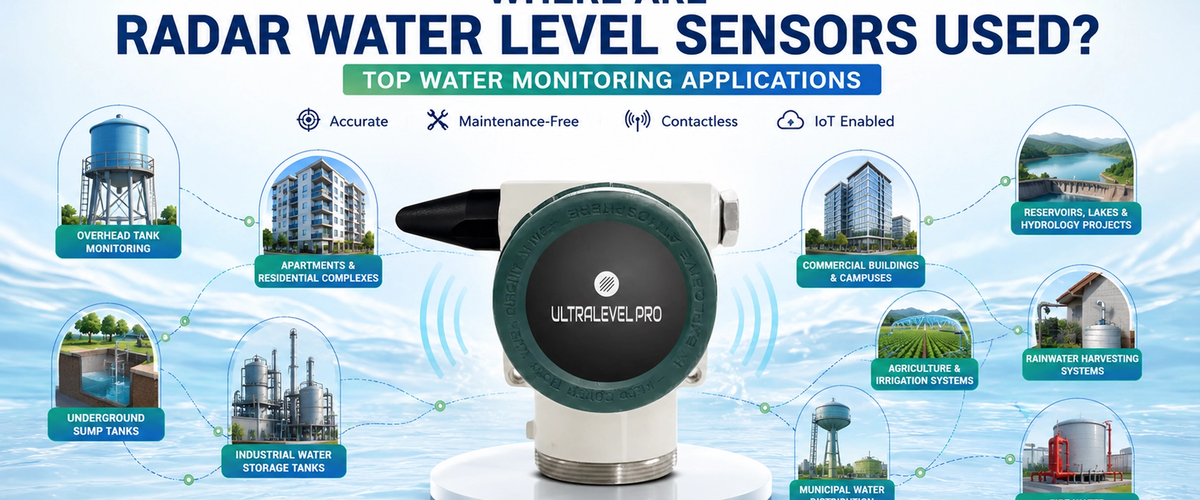 wireless radar level sensor applications