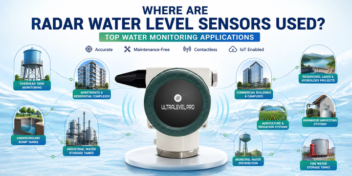 Where Are Radar Water Level Sensors Used? Top Water Monitoring Applications