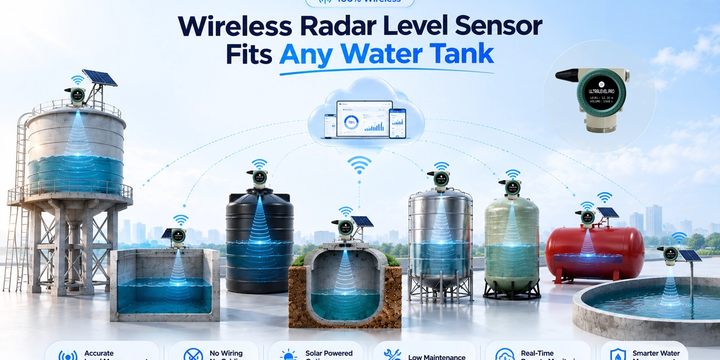 Radar Level Sensors for Any Water Tank: Shapes, Sizes, and Materials