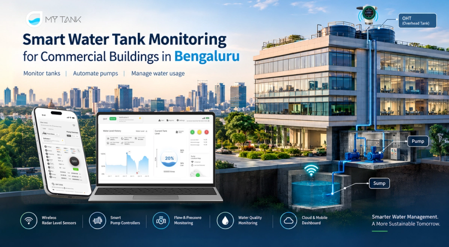 Smart Water Tank Monitoring for Commercial Buildings in Bengaluru