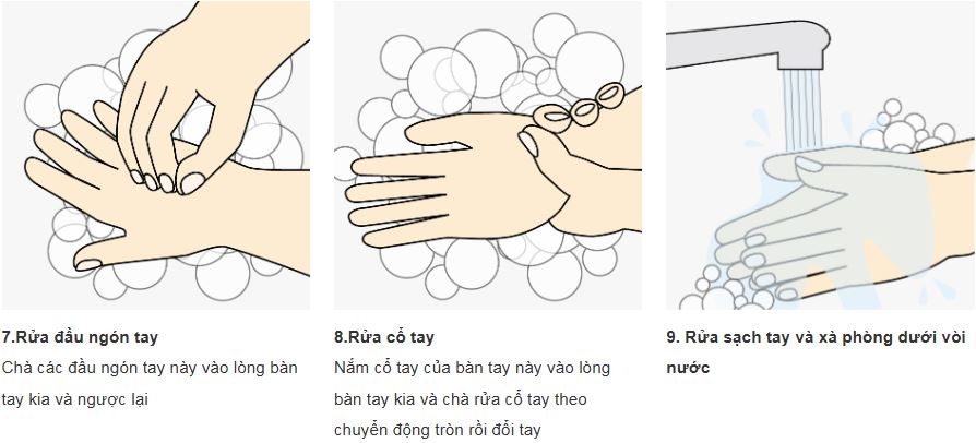 Quy trình rửa tay 3