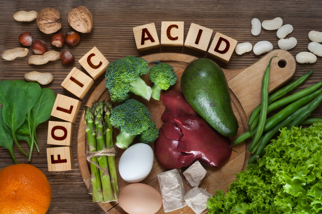 Axit Folic trong thực phẩm