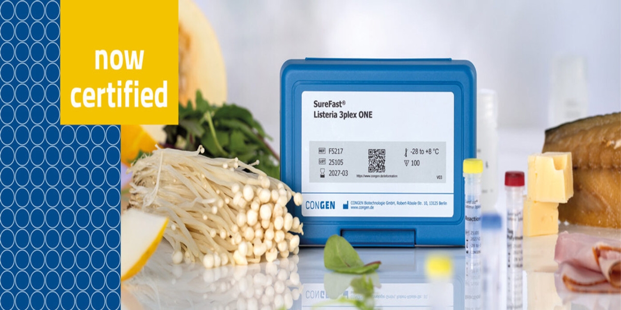 Chứng nhận AOAC bộ kit PCR kiểm tra Listeria