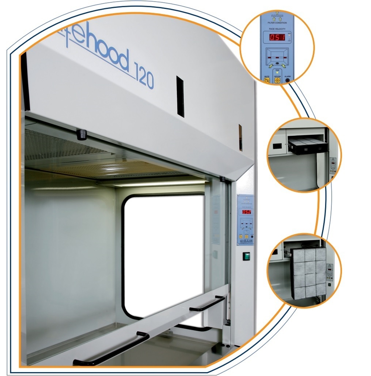 Cac bo phan chinh tu hut khi doc khong duong ong Bioair Safehood
