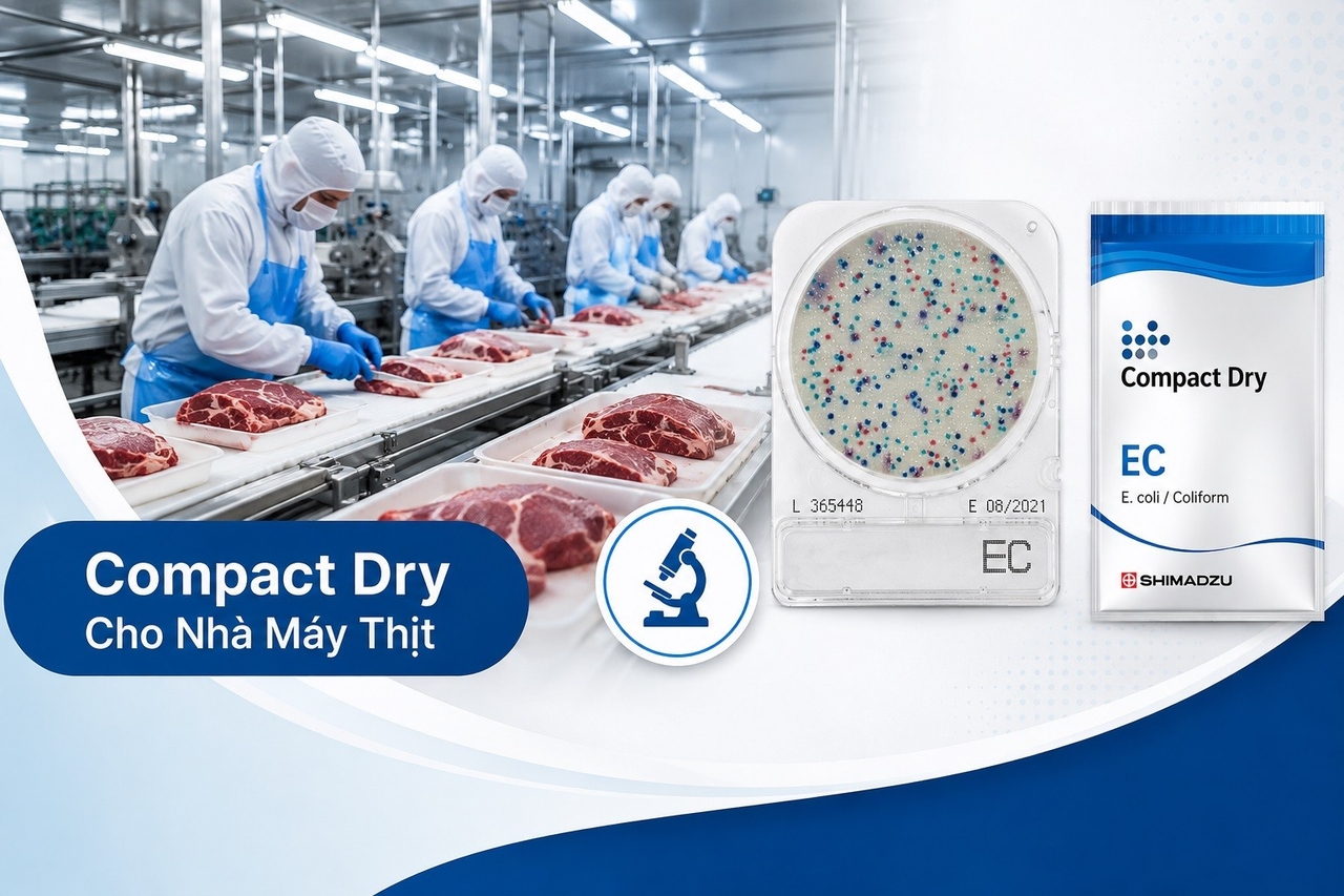 Ứng Dụng Compact Dry trong nhà máy chế biến thịt