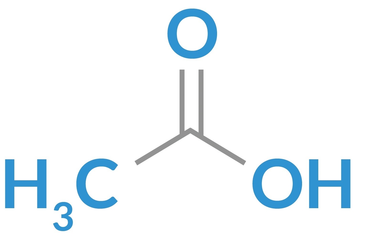 Công thức hóa học Axit Axetic
