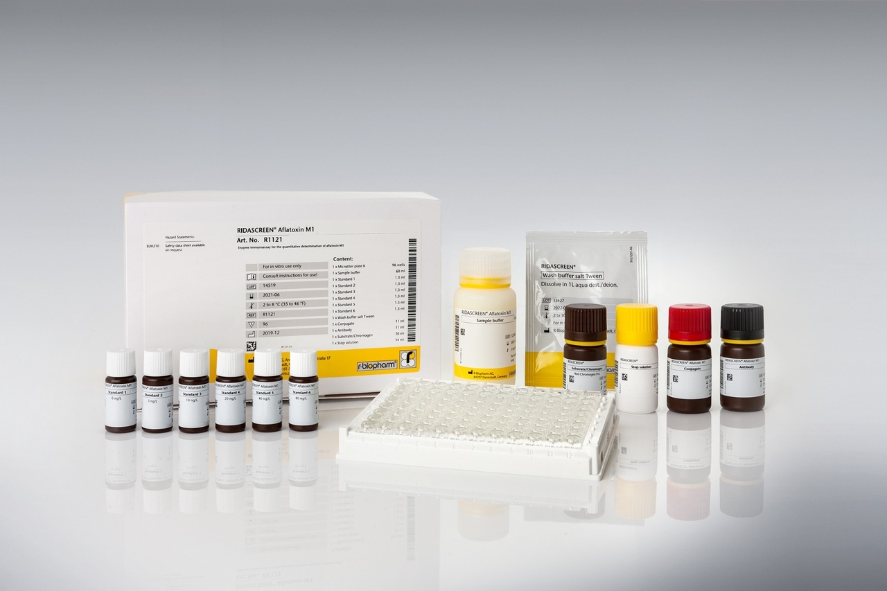 Kit Elisa kiểm tra độc tố Aflatoxin M1