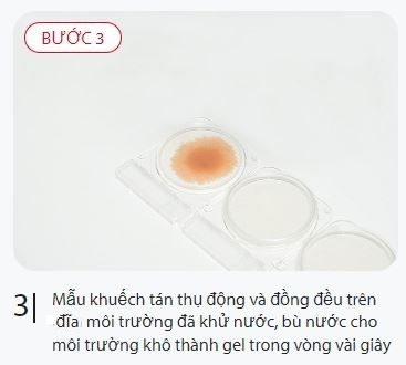 Mẫu khuếch tán vào đĩa Compact Dry