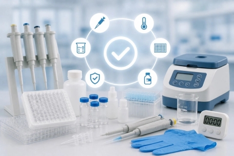 Chuẩn bị thiết bị và vật tư khi test vitamin bằng kit