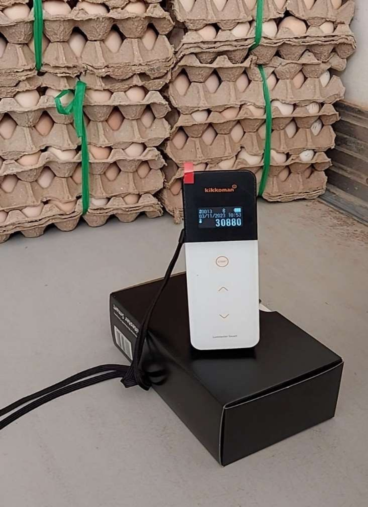 Test ATP tại xe chở trứng