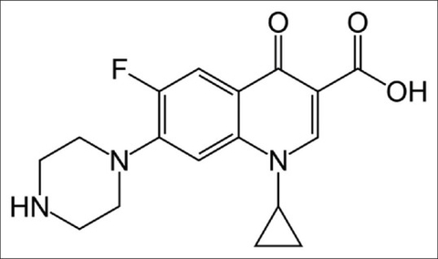 cấu trúc Ciprofloxacin