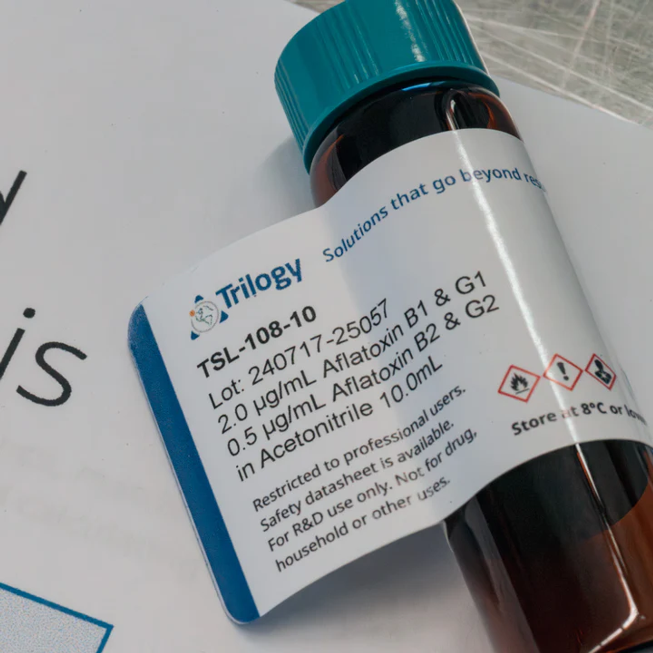Trilogy Liquid Standard Aflatoxins B1, B2, G1, G2