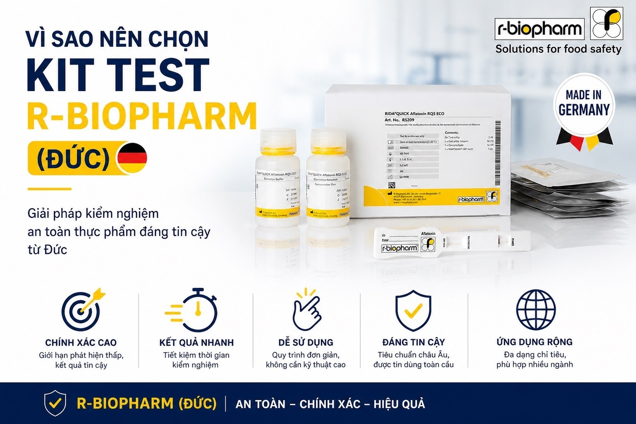 Vì sao nên chọn kit test của R Biopharm