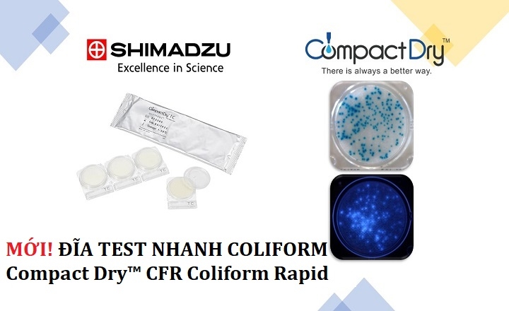 Đĩa test nhanh coliform