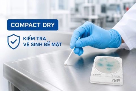 Kiểm tra vệ sinh bề mặt sản xuất bằng Compact Dry có chính xác không