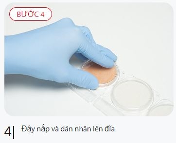 đậy nắp đĩa compact dry