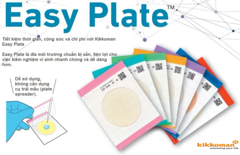 Đĩa môi trường đổ sẵn thạch đông khô Easy Plate