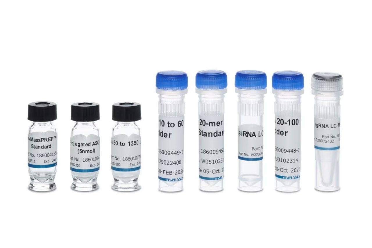 Chất chuẩn oligonucleotide và acid nucleic của Waters cho ứng dụng SEC, IP-RP, AEX và HILIC.