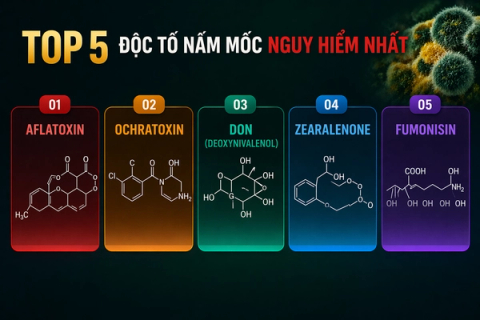 Top 5 độc tố nấm mốc nguy hiểm nhất