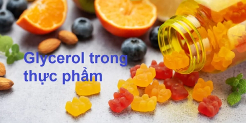 Glycerol trong thực phẩm