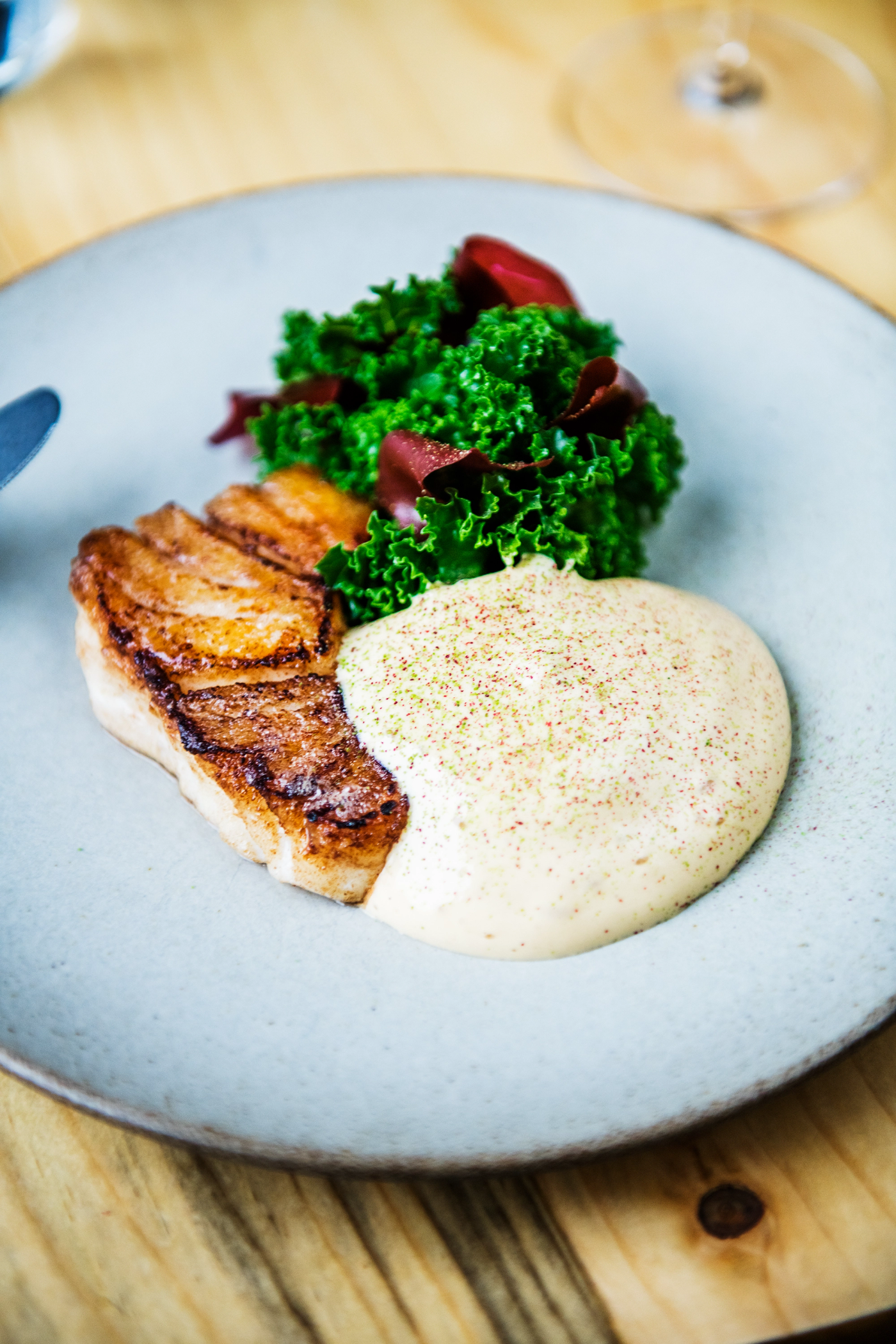 Restaurant SÖL — tallerken fra kveldsmenyen