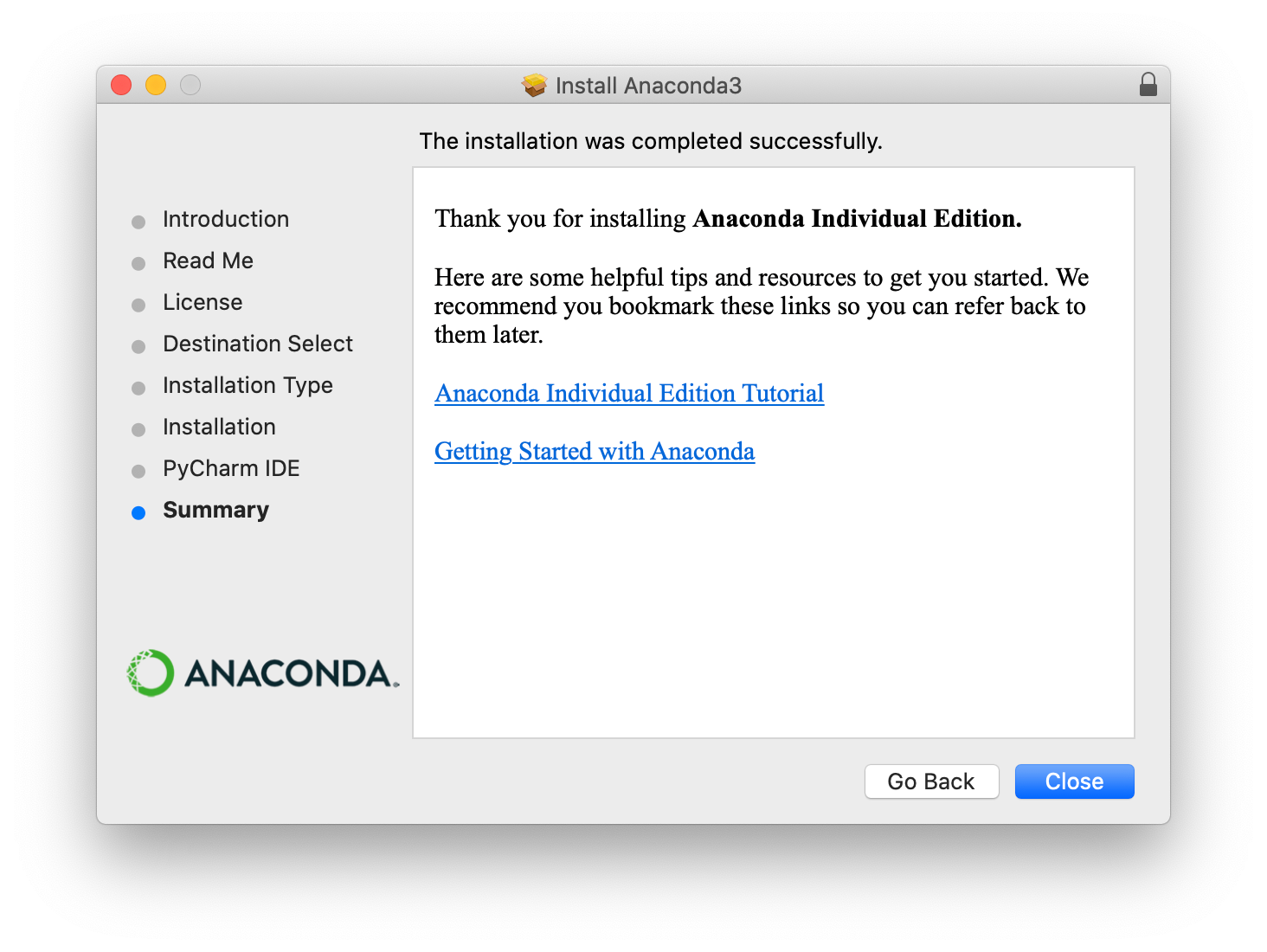 install anaconda mac