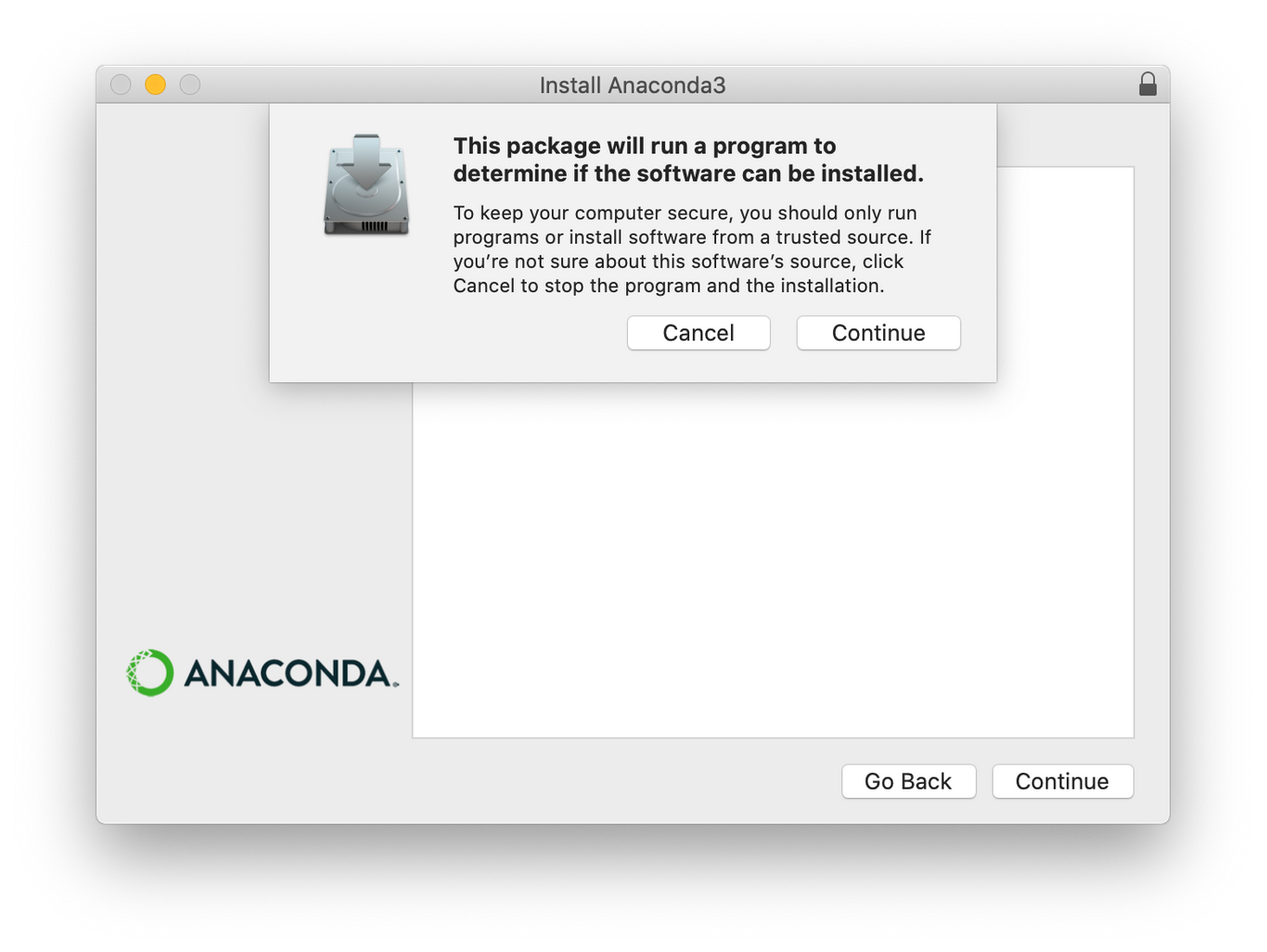 Удалить anaconda mac os