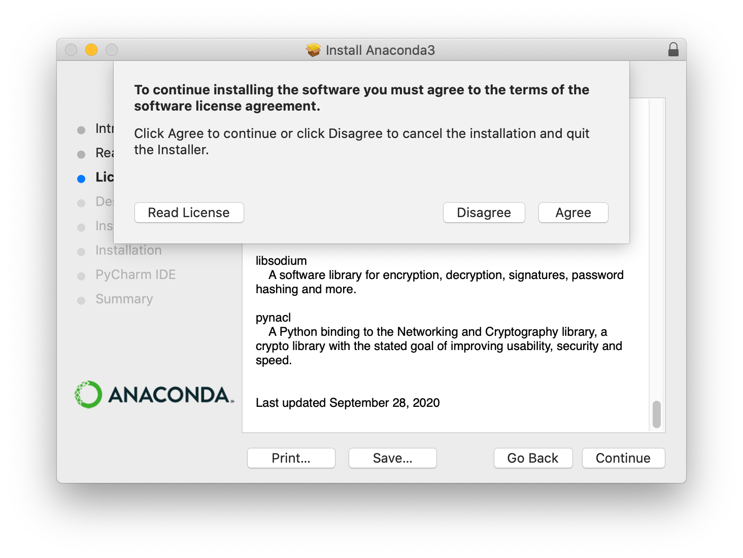 mac remove anaconda