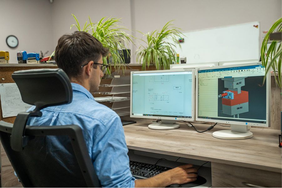 Konstruktor przy projekcie CAD/3D — Czeluśnica