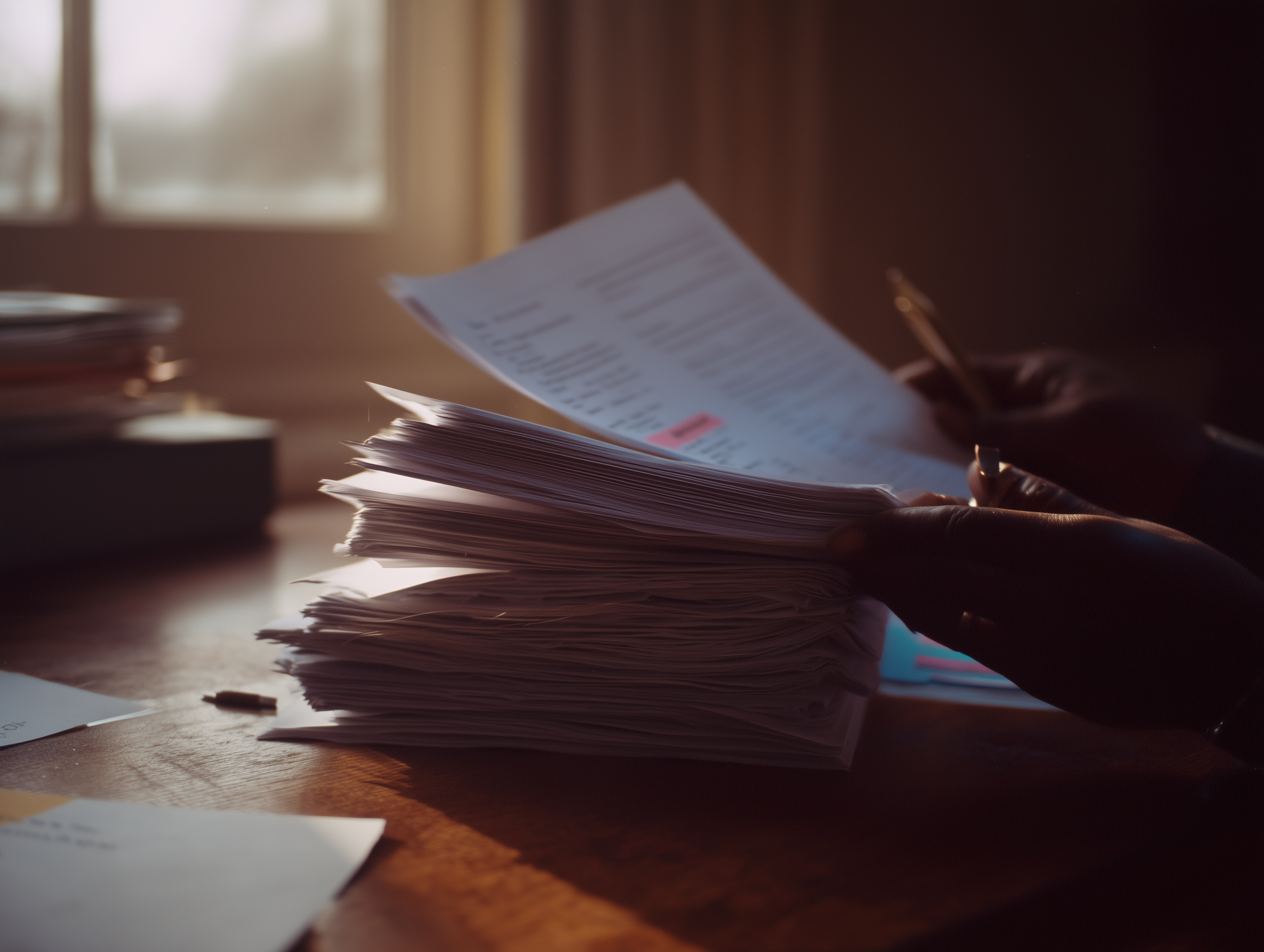 search in a pile of documents