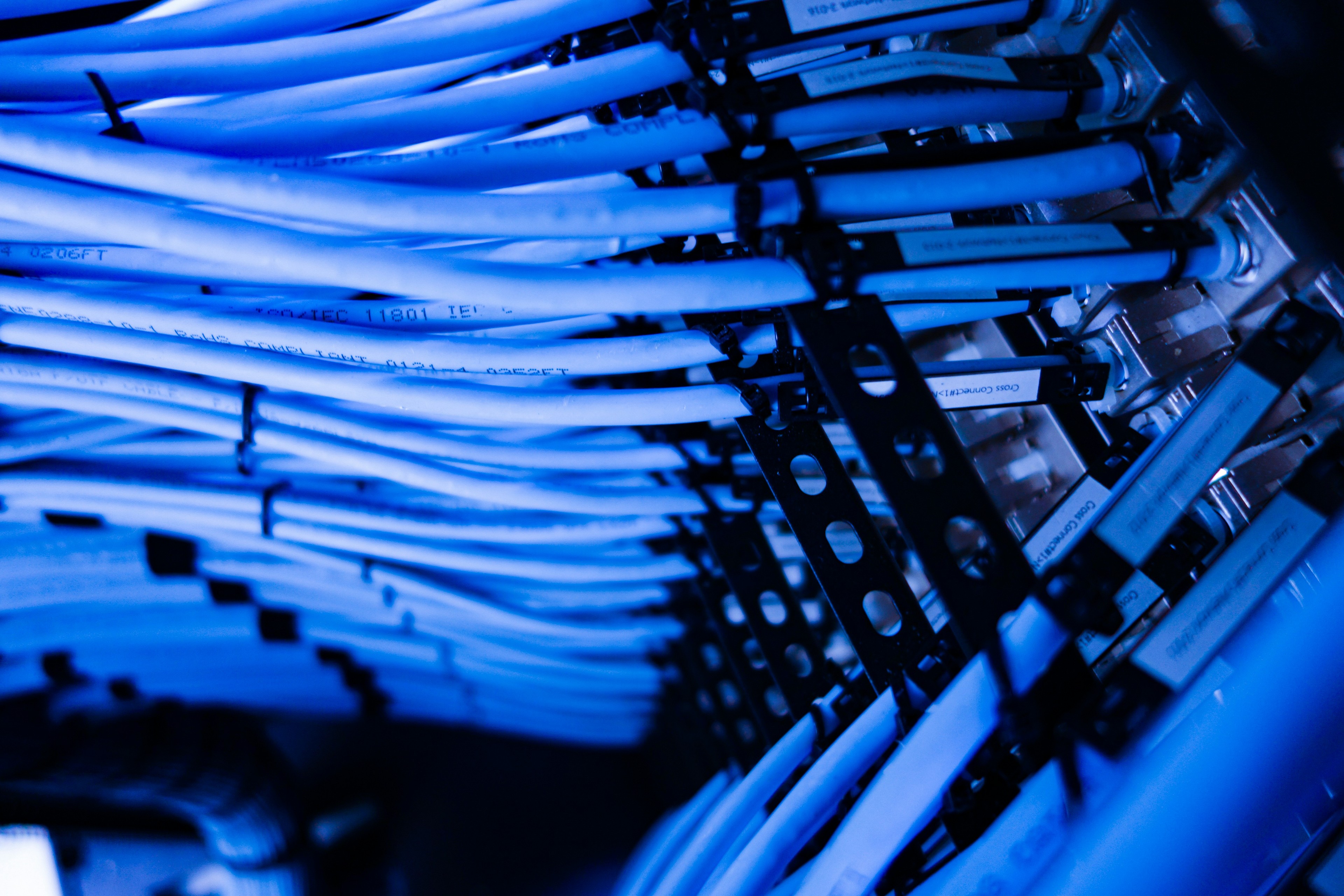 blue communication data center networking internet information technology