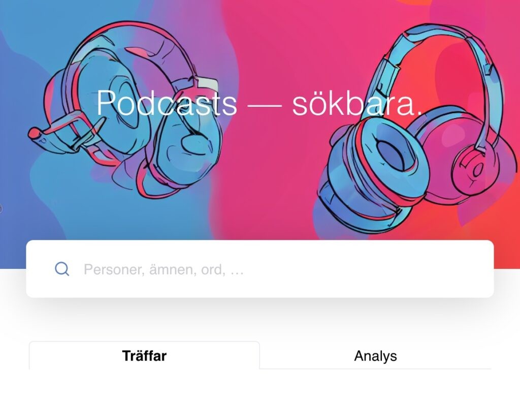Search interface for Journalists