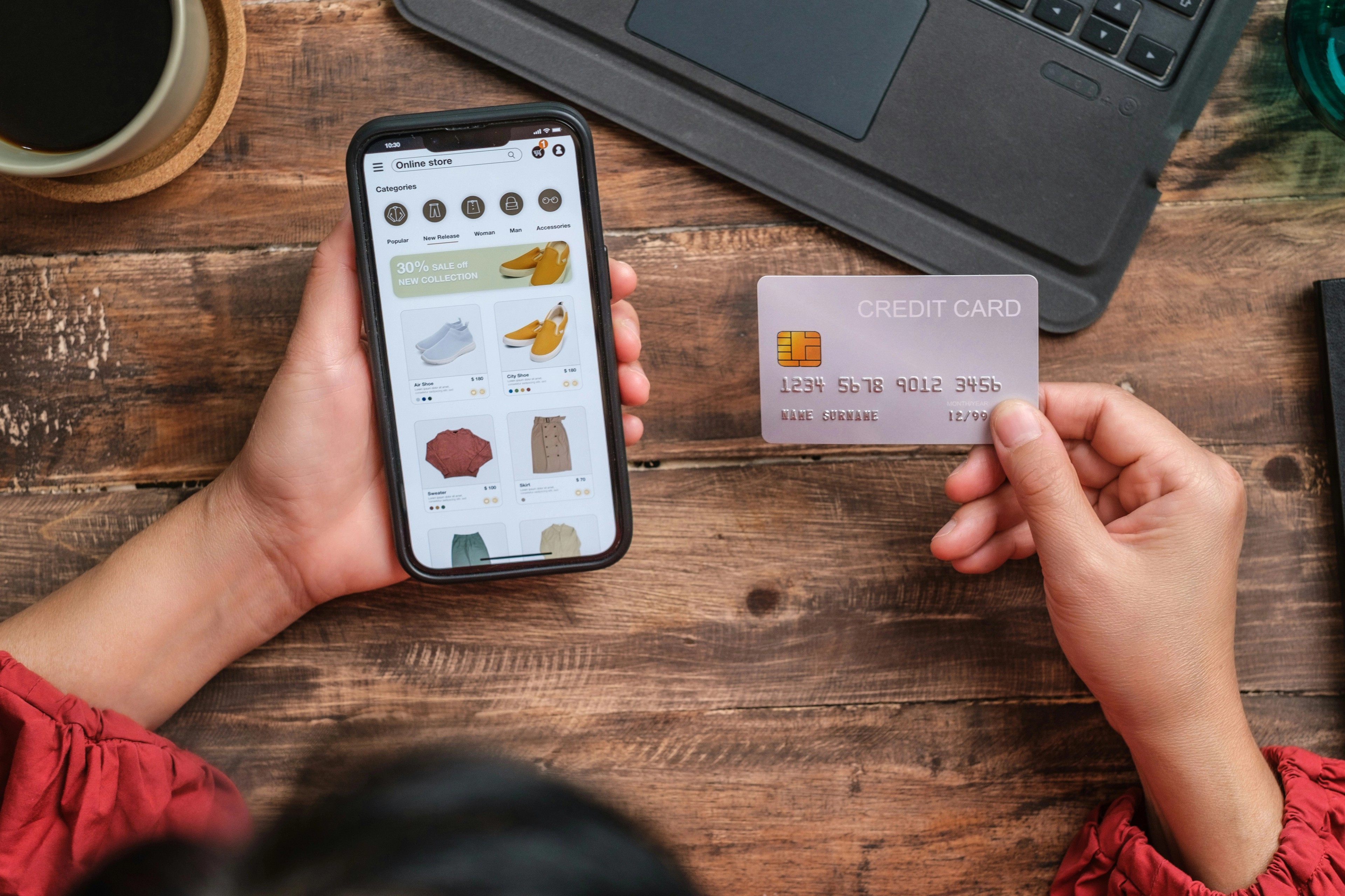 online check-out