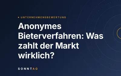 Anonymes Bieterverfahren: Den Marktpreis testen, ohne den Verkauf zu verraten