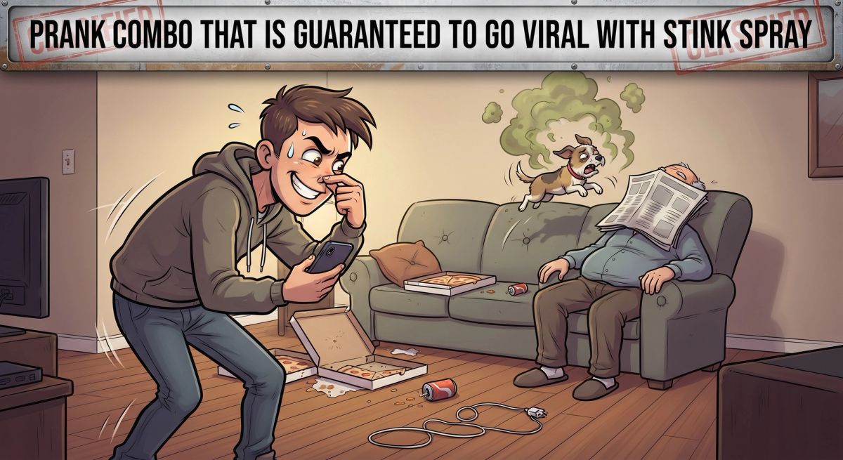 Prank Combo That Is Guaranteed to Go Viral with STINK SPRAY