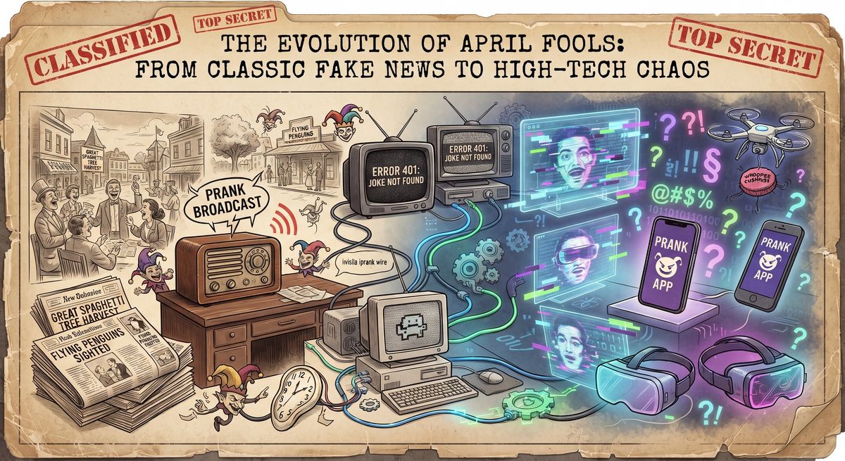The Evolution of April Fools: From Classic Fake News to High-Tech Chaos