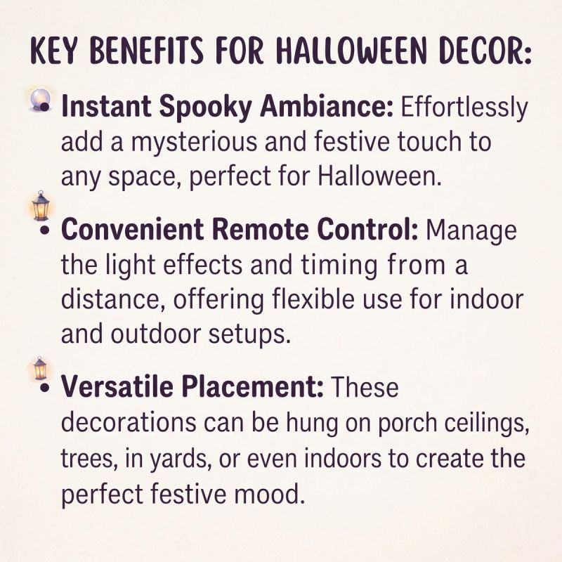 AYGXU Halloween Decorations outdoor/indoor-3pcs Hanging Ghost Decor