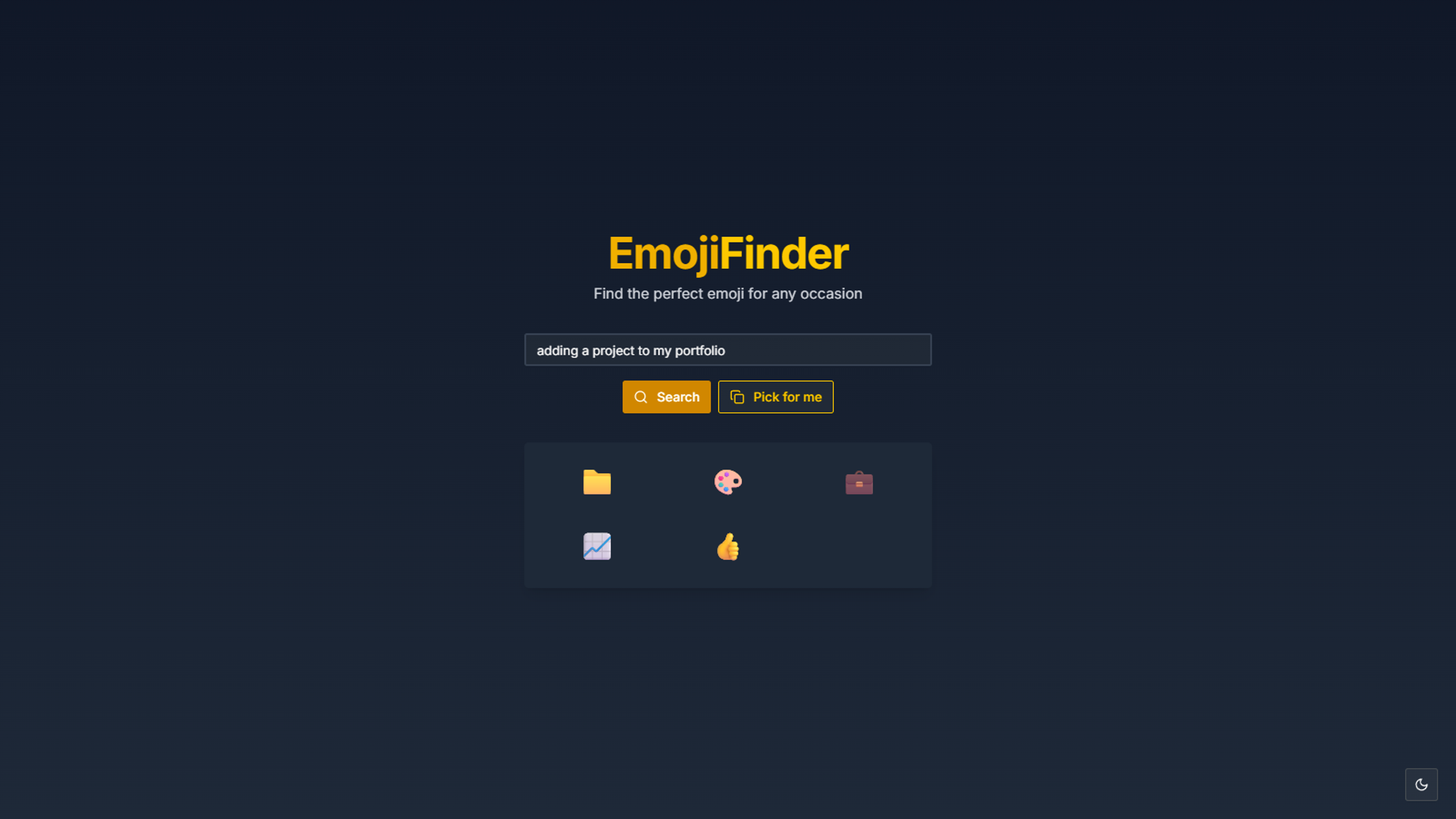 Project screenshot