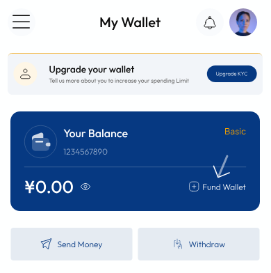 fund wallet