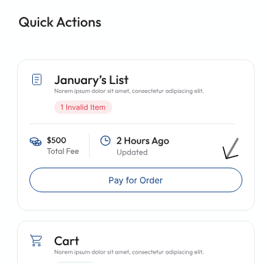 pay for order