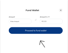 Proceed to Fund Wallet