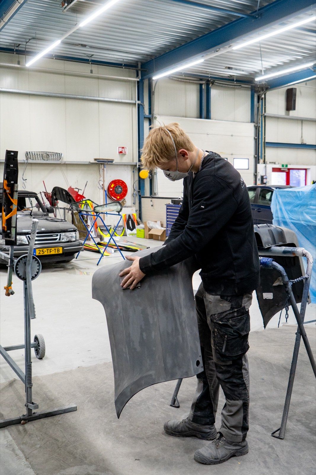 Koelewijn Autoschade aan het werk