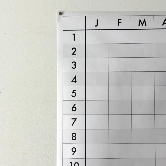 Wall Calendar by Christopher Rouleau