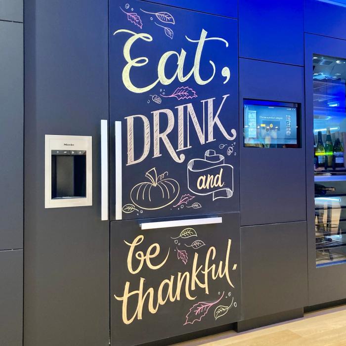 Miele chalkboard by Christopher Rouleau