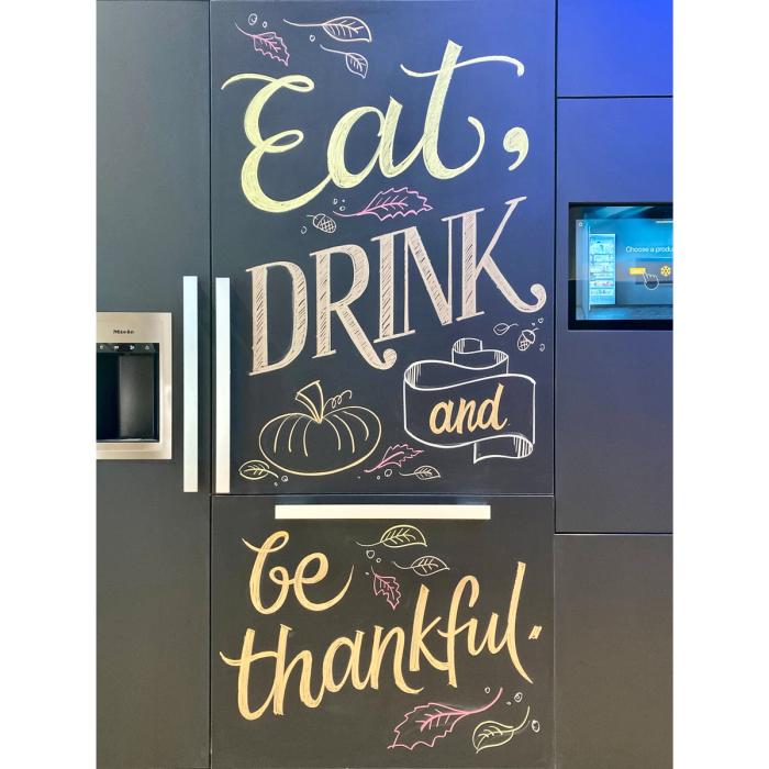 Miele chalkboard by Christopher Rouleau