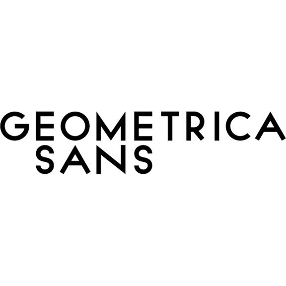 Geometrica typeface by Christopher Rouleau