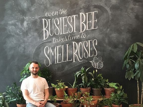 Wonder Pens mural by Christopher Rouleau