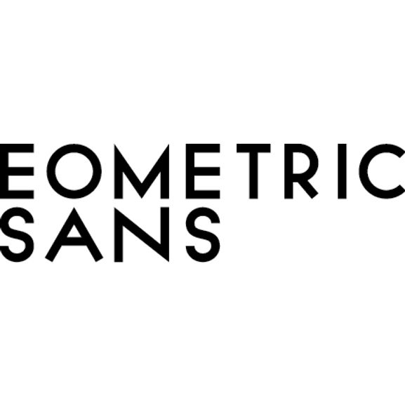Geometrica typeface by Christopher Rouleau